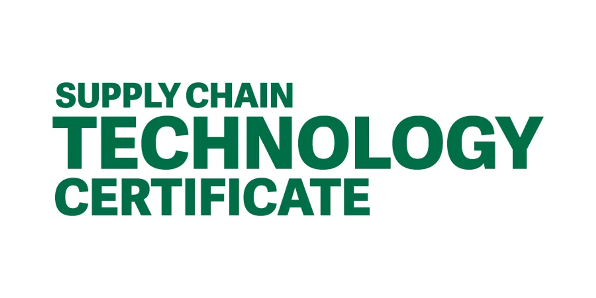 Supply Chain Technology Certificate